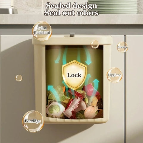 Kitchen Hanging Trash Can - Foodies Kitchenware
