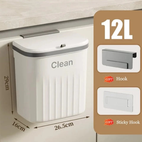 Kitchen Hanging Trash Can - Foodies Kitchenware
