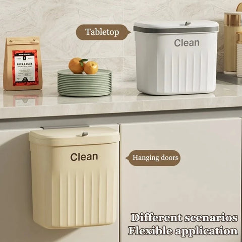 Kitchen Hanging Trash Can - Foodies Kitchenware